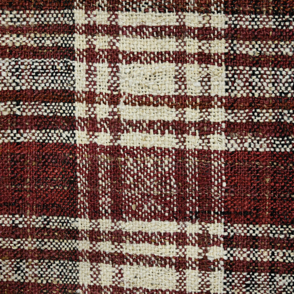 Hampton Washito Area Rug, Red, 8' x 10', Plaid