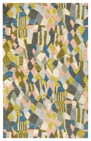 Kit Kemp x Dash & Albert Deer Leap Coral Hand Hooked Wool Rug, Multi, 8' x 10'