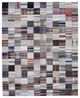 Rug N Carpet - Handmade Oriental 7' 11'' x 9' 9'' Rustic Patchwork Kilim Rug