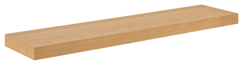 Barney Floating Shelf/Shelving, American Oak Veneer
