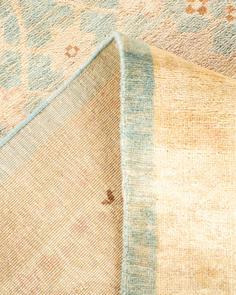 Hopin One-of-a-Kind Hand-Knotted Area Rug Light Blue, 8'0"x10'2"