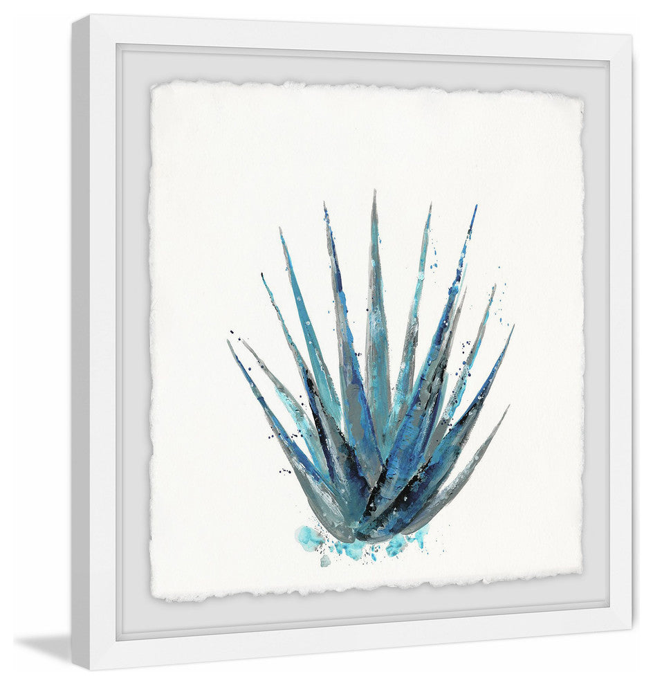 "Agave II" Framed Painting Print, 12"x12"