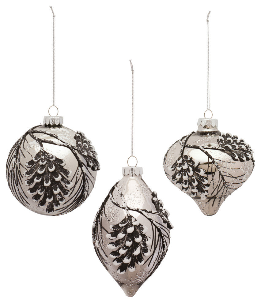 Glass Ornament, 6-Piece Set