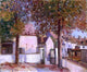 Alfred Sisley View in Moret , 20"x25" Wall Decal