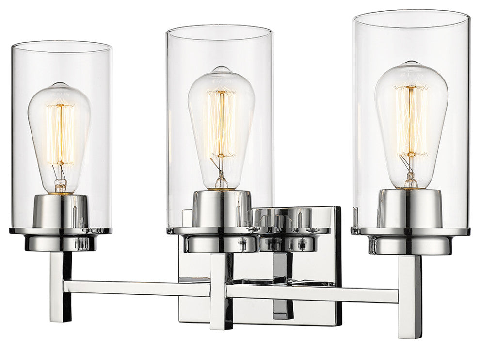 3 Light 19" Chrome Vanity Light