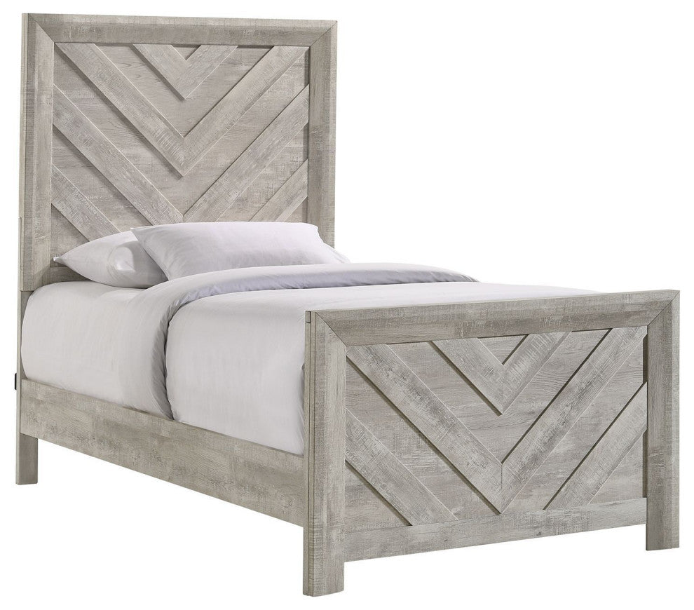 Picket House Furnishings Keely Panel 3PC Bedroom Set in White