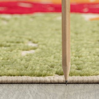 Omalley Modern Floral Area Rug, Multi-Color, 5'3" X 7'3"