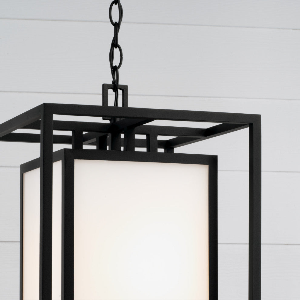 Capital Lighting 953114 Aiden 13"W Outdoor Pendant - Black