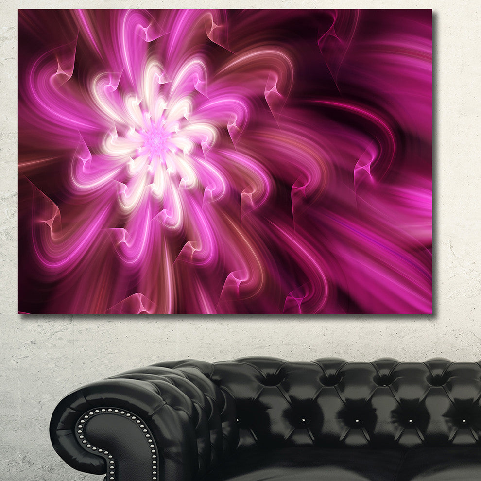 Exotic Dance of Purple Flower Petals, Large Floral Canvas Art Print, 60x40