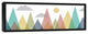 Abstract Mountainscape 12x36 Canvas Wall Art