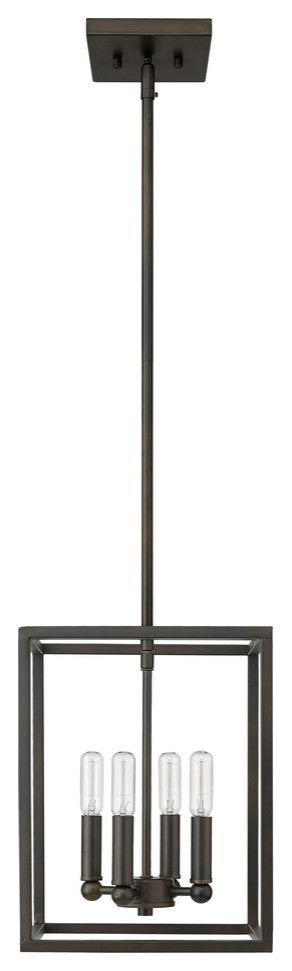 Cobar 4-Light Oil-Rubbed Bronze Pendant