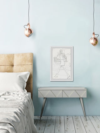 "Boots on Point" Framed Painting Print, 16"x24"