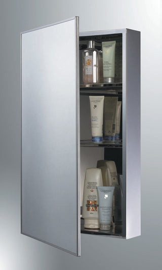 Stainless Steel Series Medicine Cabinet, 16"x26", Recessed Mounted
