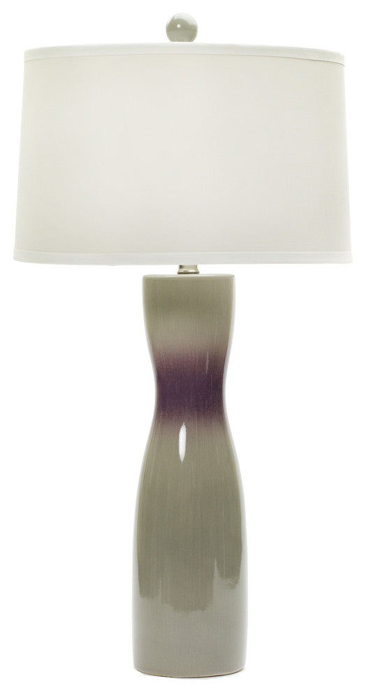 Fangio Lighting 29" Chelsea and Fig Crackle Ceramic Table Lamp