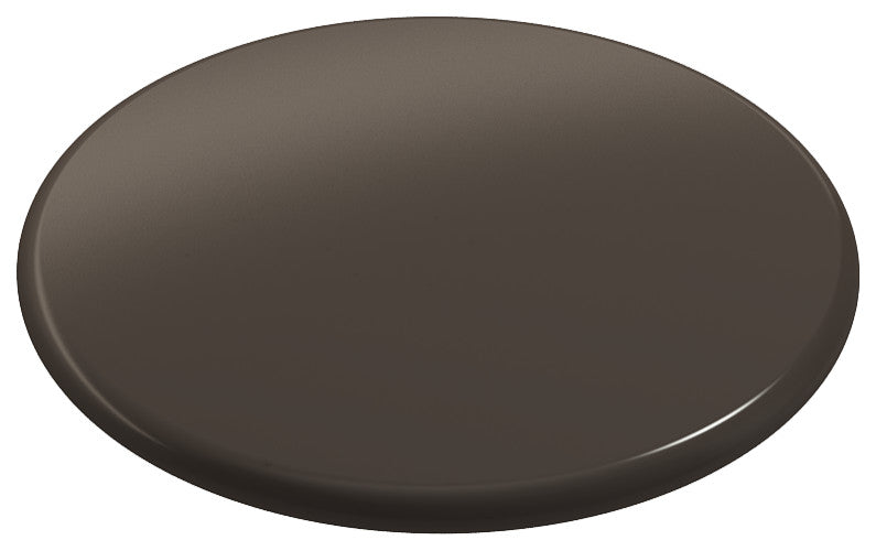 BOCCHI 1220-025 Fireclay Drain Cover for Kitchen Sink Strainers, Matte Brown