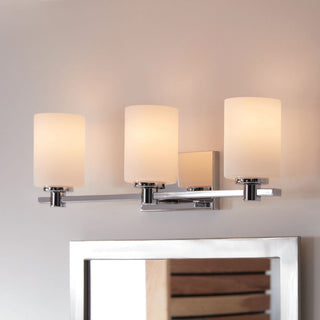 Hinkley Karlie Bathroom Vanity Light, Chrome, 3 Light