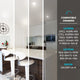 Luxrite 4" Ultra Thin LED Recessed Light 5 Color Selectable 6 Pack