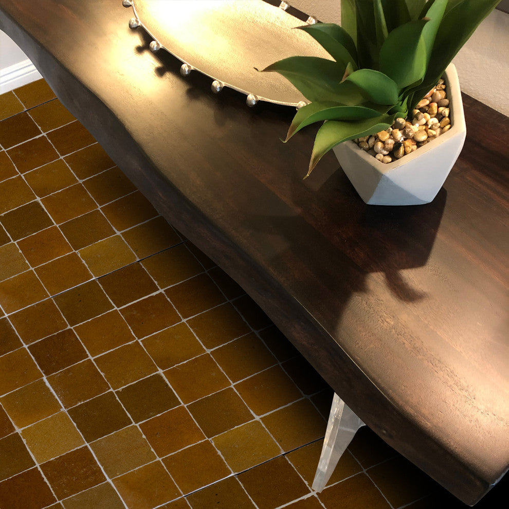 Moroccan Zellige Mosaic 4''x4'' in Caramel