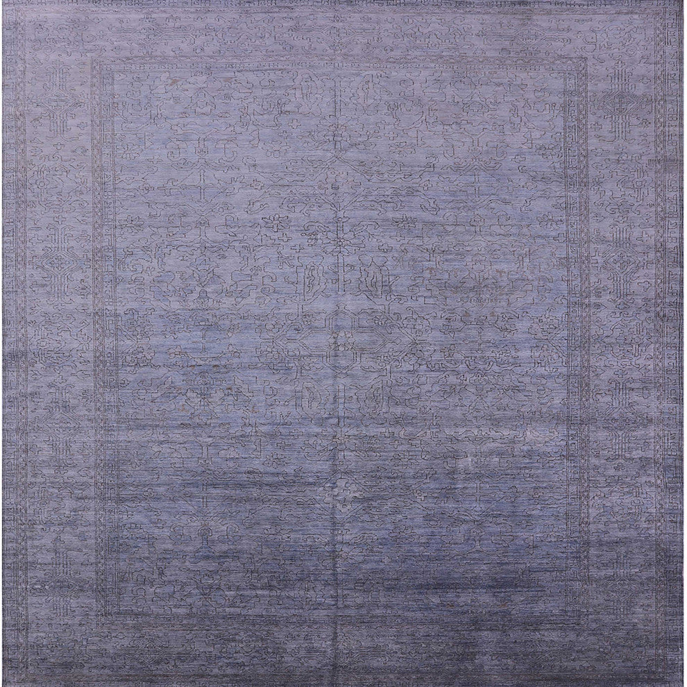 Ahgly Company Indoor Square Mid-Century Modern Area Rugs, 8' Square
