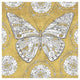 "Color my World Butterfly I Gold" Paper Print by Daphne Brissonnet, 32"x32"