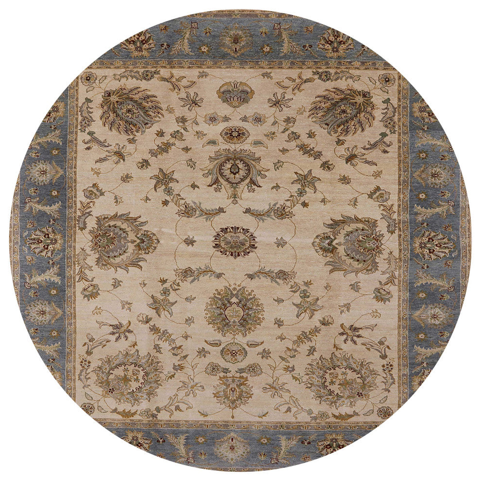 Ahgly Company Indoor Round Mid-Century Modern Area Rugs, 6' Round