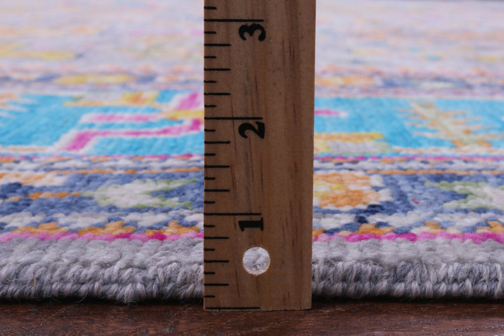 Turkish Oushak Handmade Wool Rug 9' 2" X 11' 11" - Q14996
