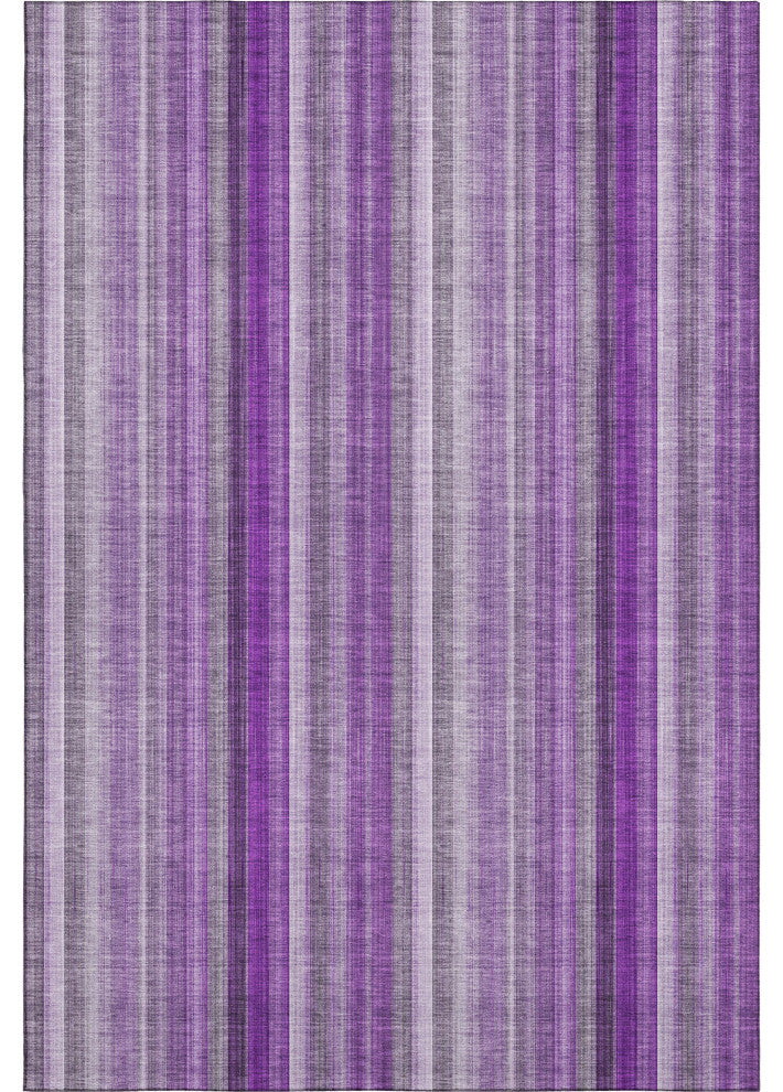 Premium Machine Washable Mayfield AMF543 Purple 8' x 10' Rug