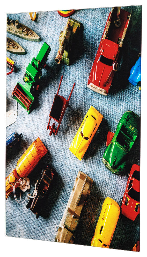 'Playful Collectibles', Photo by Veronica Olson, Printed on Tempered Glass
