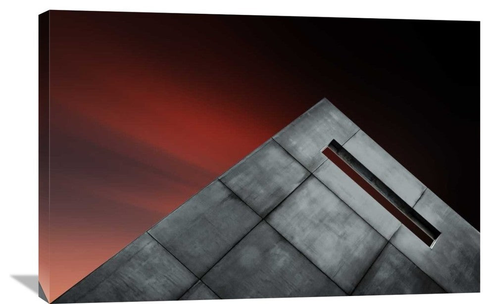 "Airmail Box" Stretched Canvas Giclee by Gilbert Claes, 36x24"
