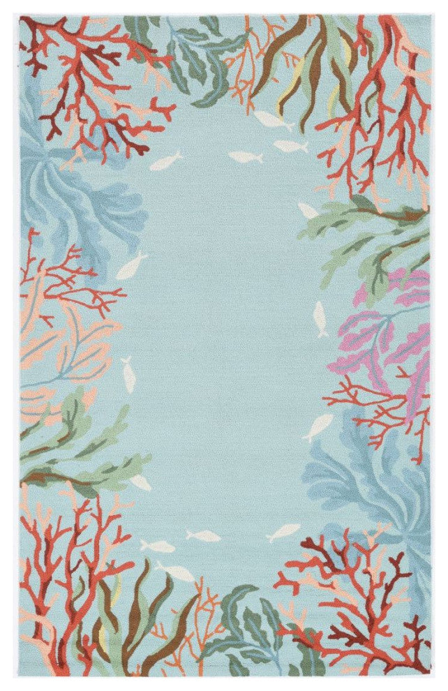 KAS Sonesta 2012 Blue Lagoon Area Rug, 7'6"x9'6"