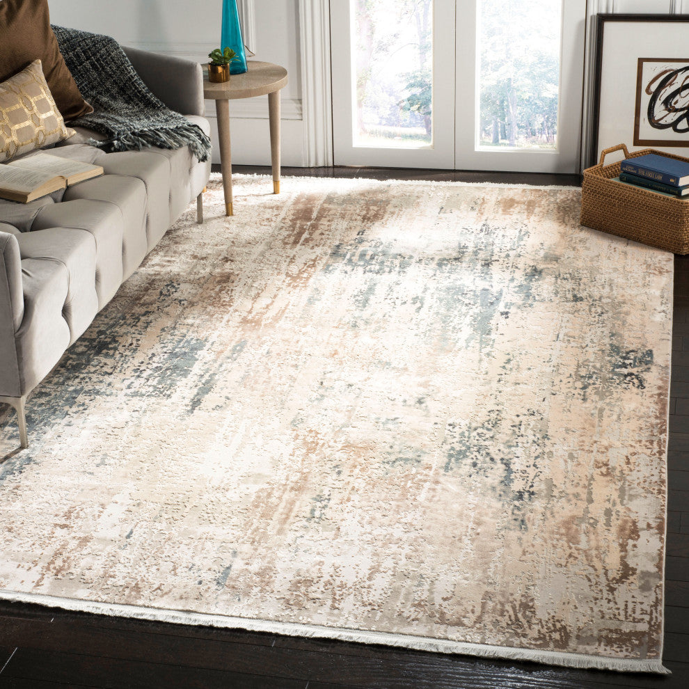 Safavieh Eclipse ECL184B Rug, Beige/Grey, 6' X 9'
