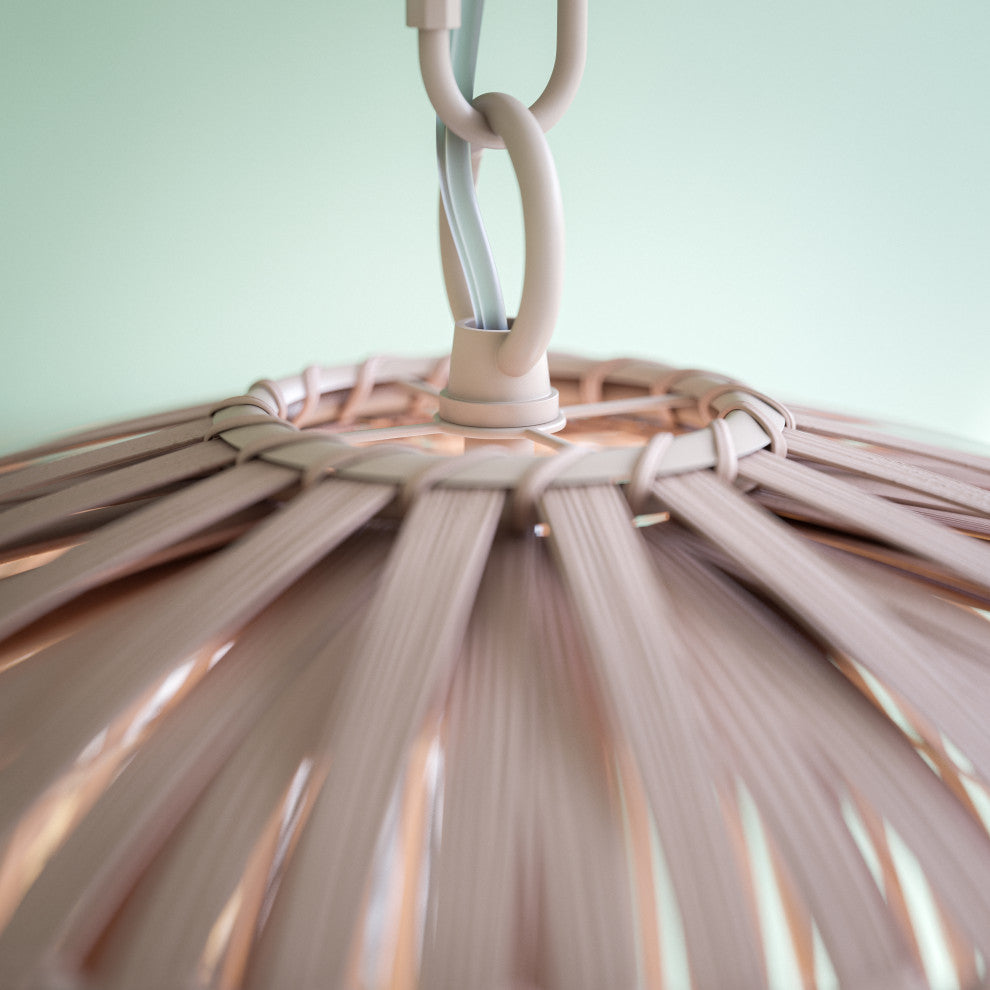 Kenroy MB00399NAT 1-Light Pendant, Moon