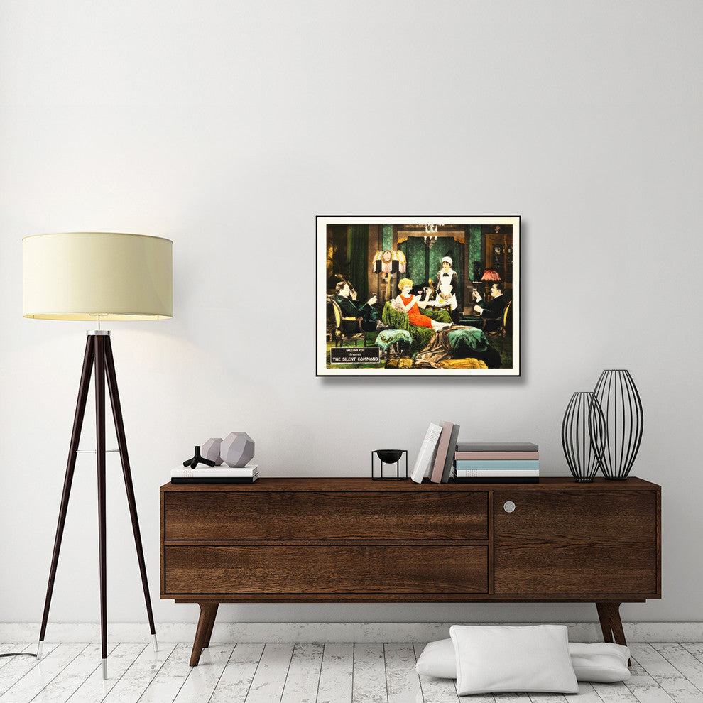 "The Silent Command" Stretched Canvas Giclee by Hollywood Photo Archive, 35x28"