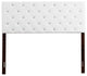 Super Nova 2 White Tufted Queen Headboard