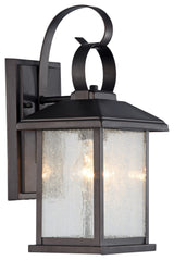 HINKLEY Transitional 1 Light Rubbed Bronze Outdoor Wall Sconce 13"