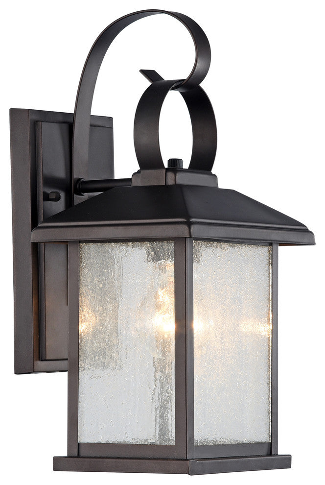 HINKLEY Transitional 1 Light Rubbed Bronze Outdoor Wall Sconce 13"