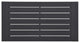 Lounge Coffee Table, Rectangular, Gray, Aluminum, Modern, Outdoor Patio
