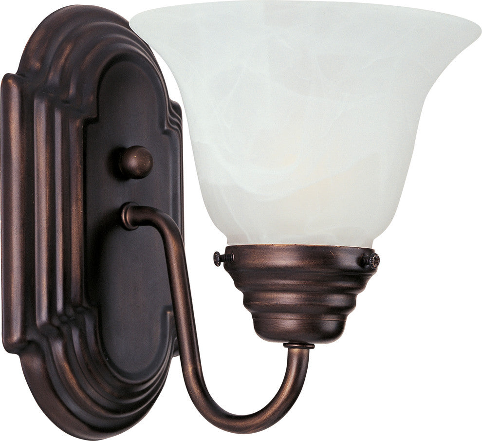 Maxim Essentials 1-Light Wall Sconce Oil Rubbed Bronze - 8011MROI