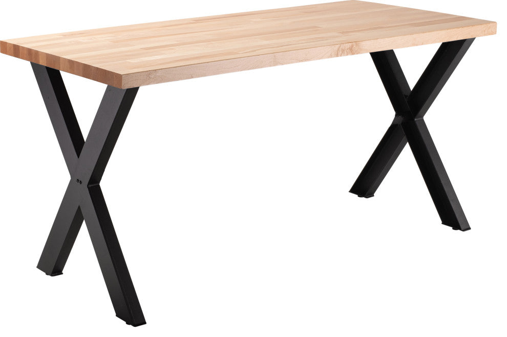 NPS Collaborator Table, 30" x 72", Rectangle, 30" Height, Butcherblock top