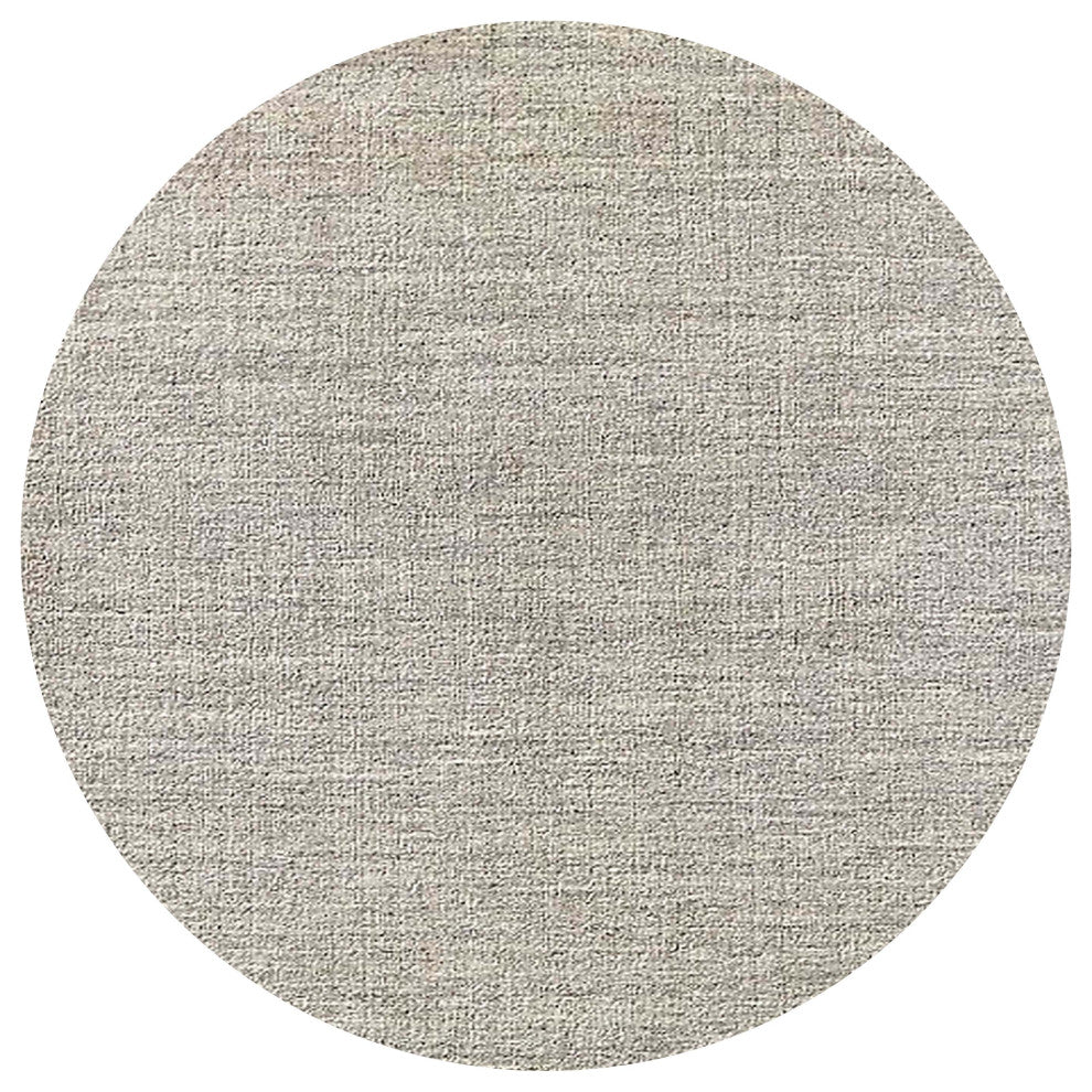 Ahgly Company Indoor Round Mid-Century Modern Area Rugs, 7' Round