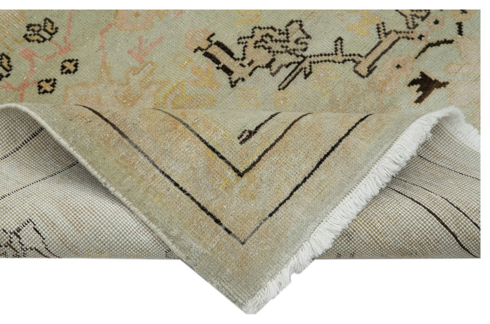 Rug N Carpet - Handmade Oriental 2' 11" x 11' 10" Runner Oushak Area Rug