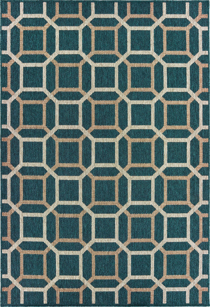 Latitude 806B, Blue/Gray, 3'3"x5'0"