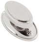 Sumner Street Home Hardware Ovaline Knob, Large, Polished Nickel
