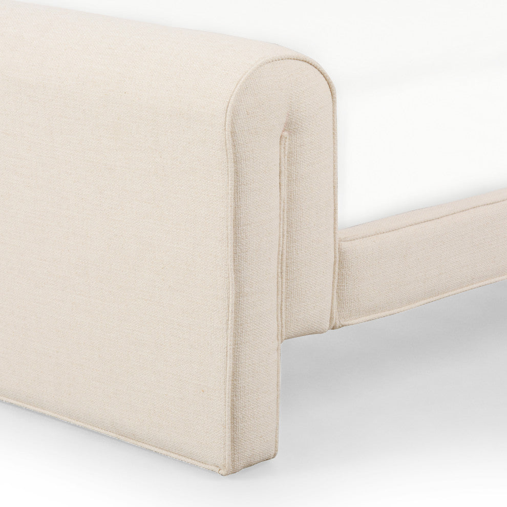 Mitchell Bed-Thames Cream-King