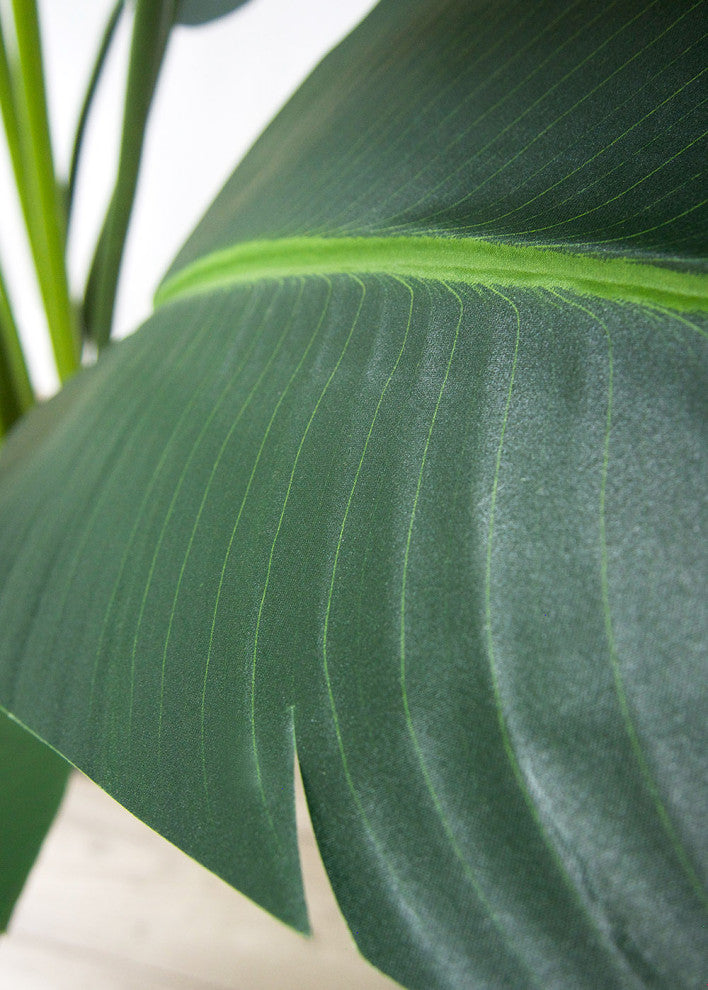 Faux Botanical Traveler's Palm in Green 88"H