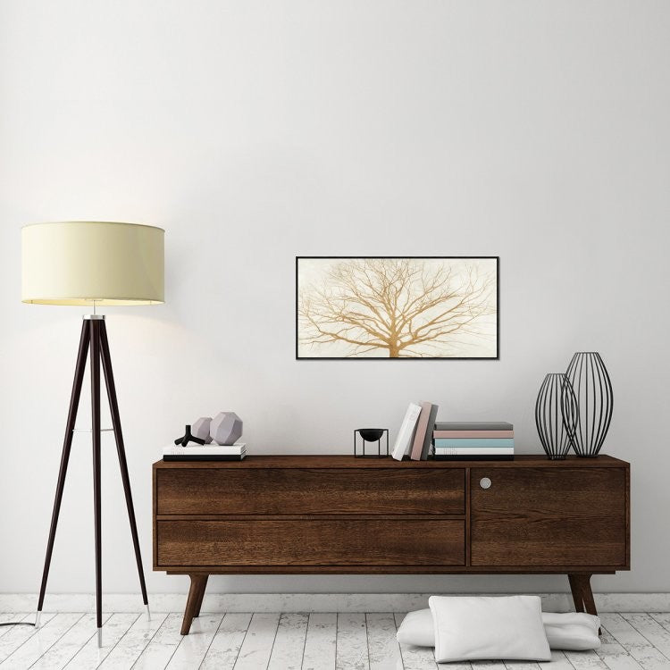 "Tree of Gold" Framed Canvas Giclee by Alessio Aprile, 37x19"