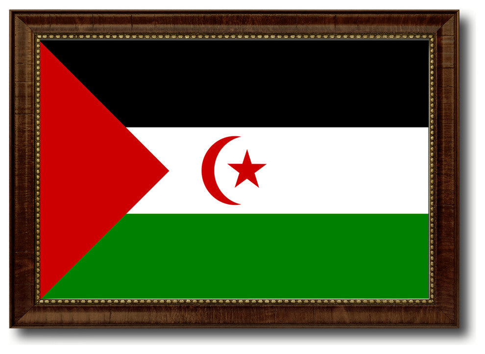 Sahrawi Arab Democratic Republic Country Flag Canvas Print, 15"x21"