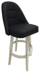 Swivel Counter 26" 30" Extra Tall 34" Wood Bar Stool M-235 Vivian Base, Black