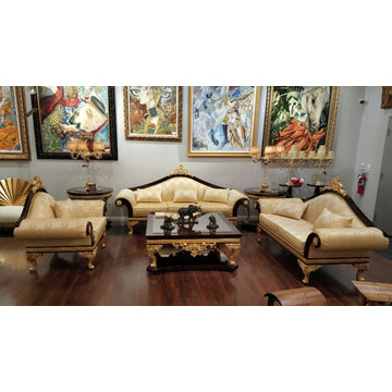 Infinity Walnut Framed 5-Piece Living Room Set