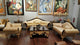 Infinity Walnut Framed 5-Piece Living Room Set